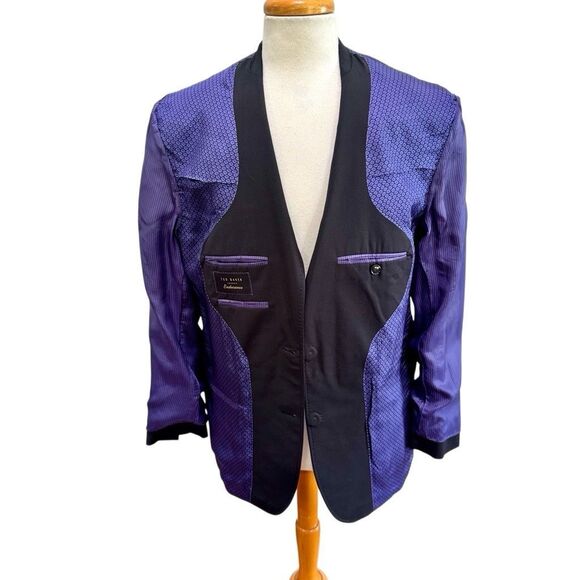 Ted Baker Endurance JONES Black 2 Button Blazer. 42R - Picture 4 of 9
